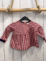 Preview: Zara  Bluse  Gr. 80  rot weiß kariert 