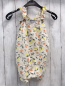 Preview: H&M  Playsuit  Gr. 98  creme Orangen Zitronen oliv Blätter 