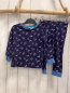Preview: 2tlg  Schlafanzug  Gr. 86  blau Dinos hellblauer Bund 