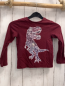 Preview:   Langarmshirt  Gr. 110  weinrot Dino 