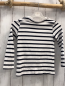 Preview:   Langarmshirt  Gr. 122  weiß schwarze Streifen Chase 