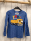 Preview:   Langarmshirt  Gr. 122  hellblau Lastwagen Schrift 