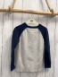 Preview: Paw Patrol  Pullover  Gr. 122  grau blaue Ärmel Strick Pailetten-Chase 