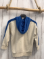 Preview: Harry Potter  Pullover  Gr. 110  beige blau Kapuze Schrift Hogwarts 