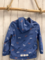 Preview:  Regenjacke  Gr. 122  hellblau gummiert bunte Fahrzeuge 