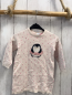 Preview:  Kleid Gr. 80  beige pink Punkte Pinguin Strick