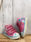 Preview: Cupcake  Boots  Gr. 21  pink Pony Glitzer Blumen Leuchtsohle 