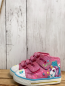 Preview: Cupcake  Boots  Gr. 21  pink Pony Glitzer Blumen Leuchtsohle 
