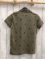 Preview: Benetton  T-Shirt  Gr. 158  kiwi graue Totenköpfe gelbes Label Polokragen 
