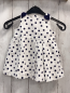 Preview:   Kleid  Gr. 62  weiß blaue Punkte 