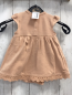 Preview:   Kleid  Gr. 68  heller lachston Blumenstickerei 