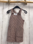 Preview:   Kleid  Gr. 98  beige weinrot schwarz kariert 