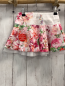 Preview: neu Laura Biagiotti Rock Gr. 104  weiß rosa Blumen Tüllunterrock Brosche