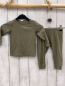 Preview: 2tlg H&M  Leggings + Langarmshirt  Gr. 80  kiwi Rippen 
