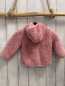 Preview: DKNY Plüschjacke  Gr. 80  rosa Kapuze 