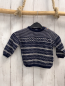 Preview: H&M  Pullover  Gr. 74  blau weiße Rauten Strick