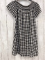 Preview: Hollister  Sommerkleid  Gr. 152  schwarz weiß kariert gesmokter Bund 
