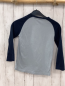 Preview:  Langarmshirt Gr. 122  hellblau dunkelblaue Ärmel