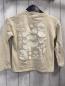 Preview: Zara  Langarmshirt  Gr. 134  beige weißer Druck 