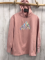Preview: Adidas  Pullover  Gr. 164  rosa Kapuze silber glänzende Schrift # Label 