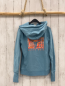 Preview: Chiemsee  Sweatjacke  Gr. 158  hellblau Kapuze 