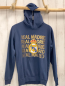 Preview: Waikiki  Pullover  Gr. 152  blau Kapuze goldene glänzende Schrift Real Madrid 