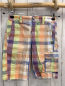 Preview: Tom Tailor  Shorts  Gr. 134  weiß orange hellgrün blau pflaume kariert Bund verstellbar 