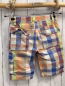 Preview: Tom Tailor  Shorts  Gr. 134  weiß orange hellgrün blau pflaume kariert Bund verstellbar 