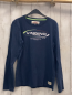 Preview: Vingino Langarmshirt Gr. 164  blau weiße Schrift