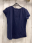 Preview: H&M T-Shirt Gr. 134  blau goldener Druck