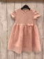 Preview: H&M  Kleid  Gr. 86  rosa Tüllüberrock mit goldenen Glitzerfäden 