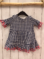 Preview: GAP  Kleid  Gr. 80  blau weiß kariert pink Blumenstickerei 