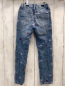 Preview: S´Oliver  Hose  Gr. 122  blau Jeans gestickte bunte Schmetterlinge Bund verstellbar 