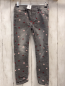Preview: S´Oliver  Jeggings  Gr. 128  grau Jeans weinrot rosa Blumen 