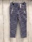 Preview: Okaidi  Jeggings  Gr. 92  blau weiß kariert silber Reißverschlüsse 