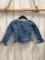 Preview: Elsy  Jeansjacke  Gr. 98  blau Glitzersteine Rüschensaum