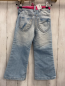 Preview: Bluekey  Hose  Gr. 104  hellblau Jeans pink Gürtel 