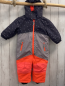 Preview:   Winteroverall Gr. 80  grau weiße Sterne +hellgrau + orange 