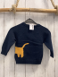 Preview:   Pullover  Gr. 80  blau Strick Löwe 