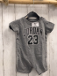 Preview: Jordan  Playsuit  Gr. 68  grau Schrift Jordan 
