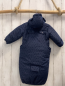 Preview: 2tlg Staccato  Jacke + Fußsack Gr. 62/68  blau Sterne weißes Teddyfutter 