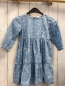 Preview:  Kleid Gr. 116  blau weiße Blumen