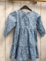 Preview:  Kleid Gr. 116  blau weiße Blumen