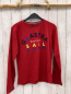 Preview: Gaastra Langarmshirt Gr. 158  rot bunte Schrift