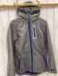 Preview:  Softshelljacke Gr. 158  grau blauer Reißverschluss