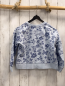 Preview: Mango Pullover  Gr. 122  hellblau blaue Blumen Schmetterline 