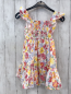 Preview:  Kleid Gr. 110  weiß bunte Blumen