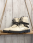 Preview: Gioseppp Boots  Gr. 34  creme graue Schnürsenkel + Sohle 