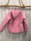 Preview: Benetton  Jacke  Gr. 140  rosa gesteppt Kapuze 