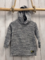 Preview: next Pullover Gr. 98  grau meliert Kapuze